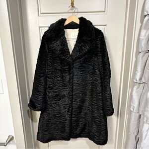 kate spade Elegant Black Teddy Coat
